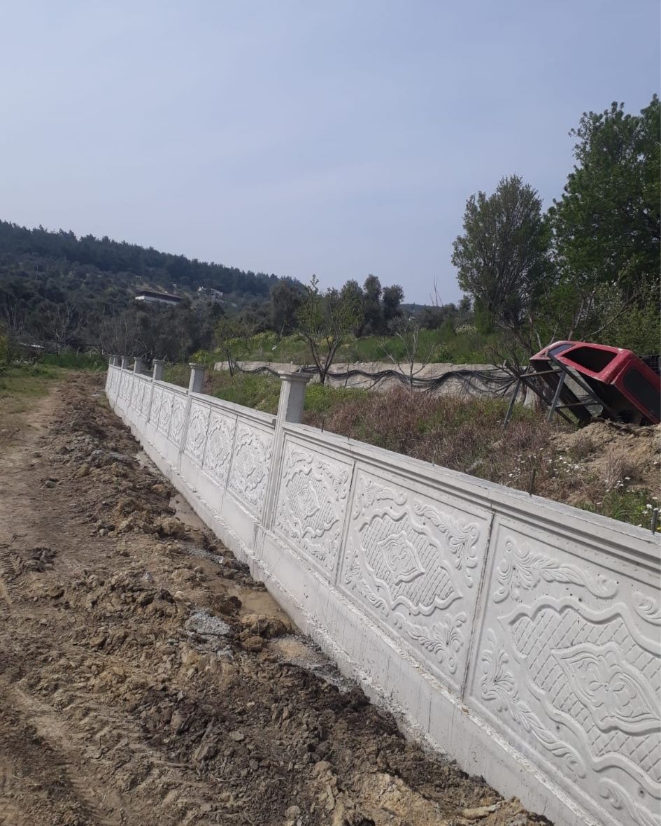 Desenli Bahçe Duvarı