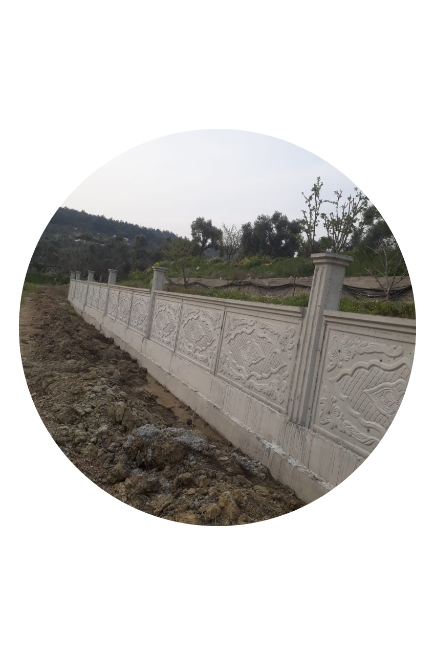 Desenli Bahçe Duvarı